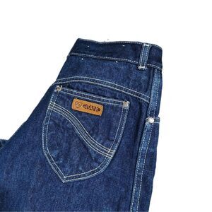 Vtg PS Gitano High Rise Tapered Mom Jeans Med Wash 80s 90s Women's 10/11 Short